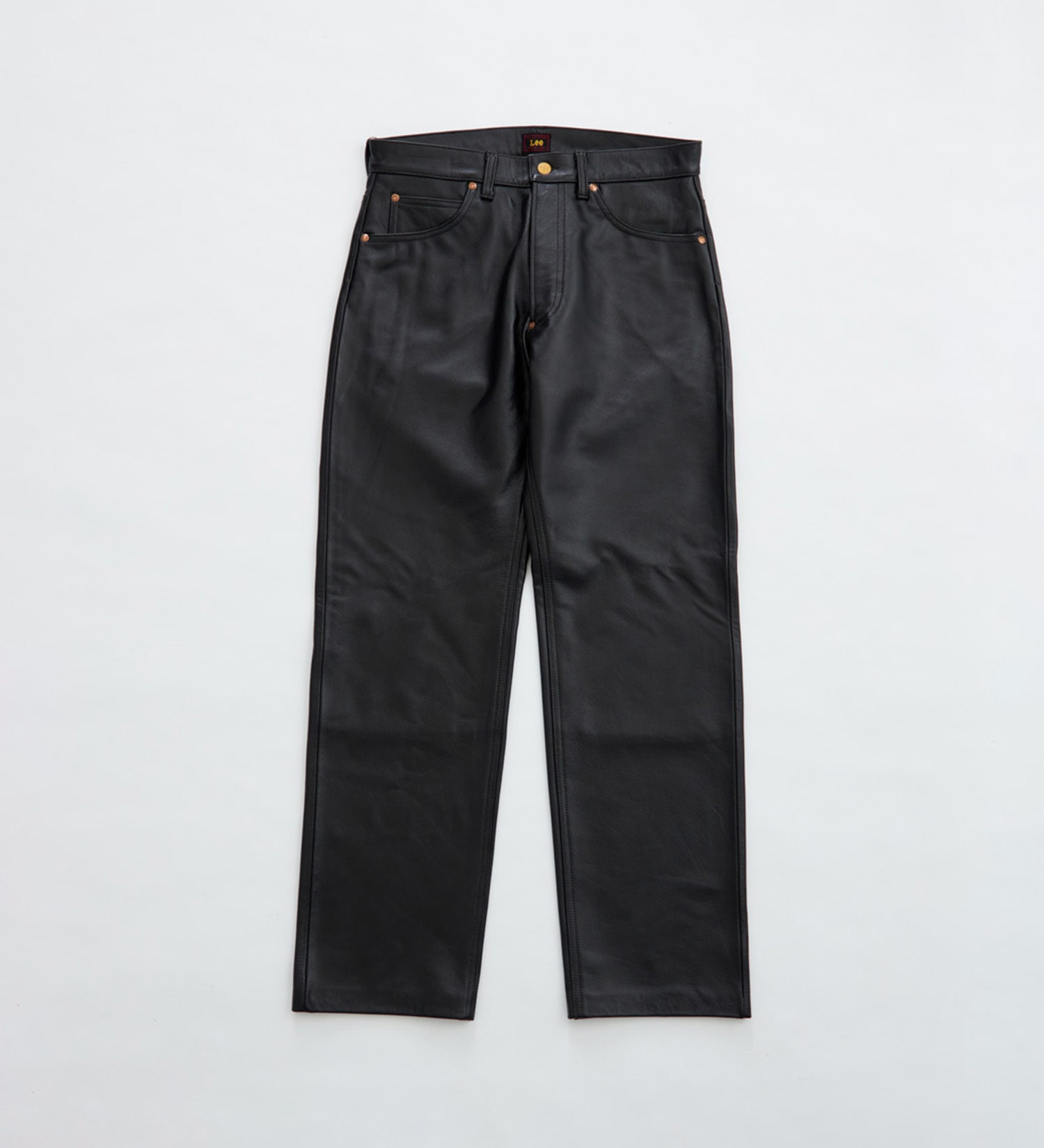RIDER STRAIGHT LEATHER PANTS【カウレザー】|Lee|リー