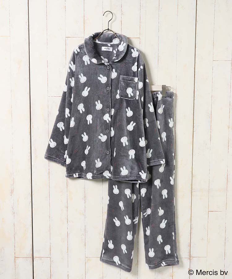 ミッフィーフェイス柄ルームウェア上下セット ミッフィー miffy