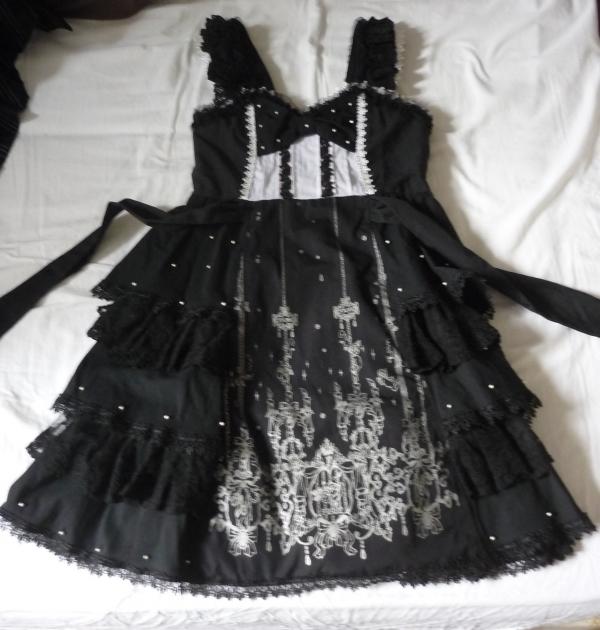 H. Naoto Frill Chandelier JSK - Thin Strap/JSK - Kei Market: Buy