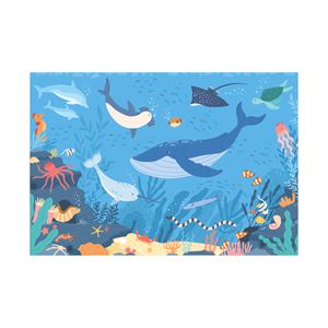 Blue Focus 50 Parça Puzzle Sea Animals (Deniz Hayvanları) MP44770
