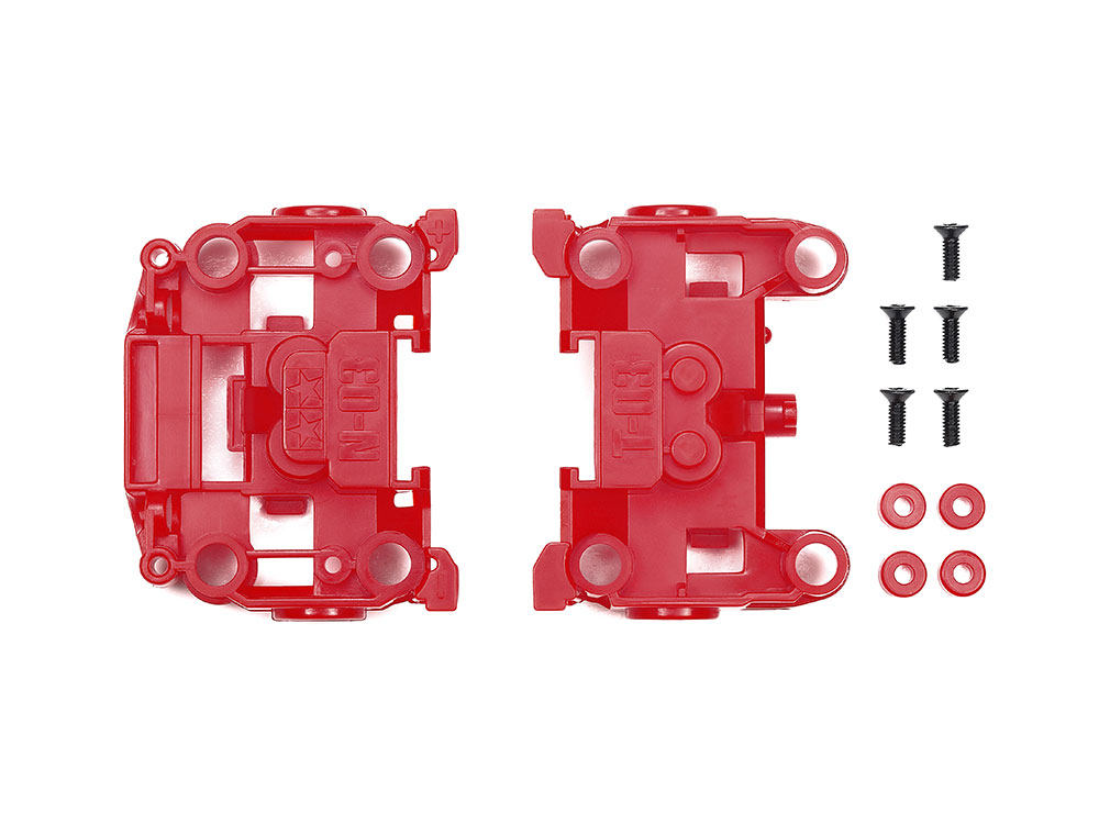 N-03・T-03バンパーレスユニット (レッド) | タミヤ