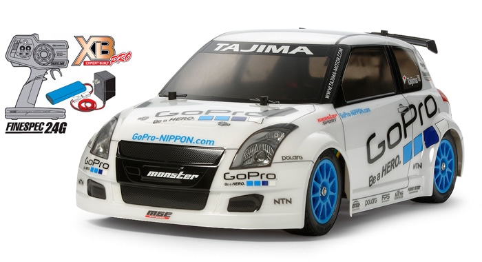 タミヤ XBシリーズ 1/10RC XB GoPro モンスタースポーツ スーパー