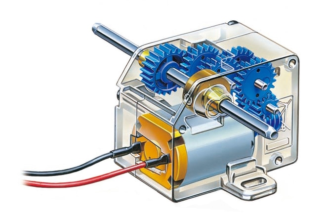 タミヤ 楽しい工作シリーズ ミニモーター低速ギヤボックス （4速