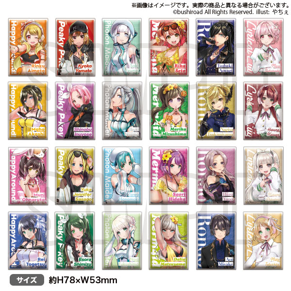 D4DJ スクエア缶バッジ（全24種） | GOODS | D4DJ(ディーフォーディー