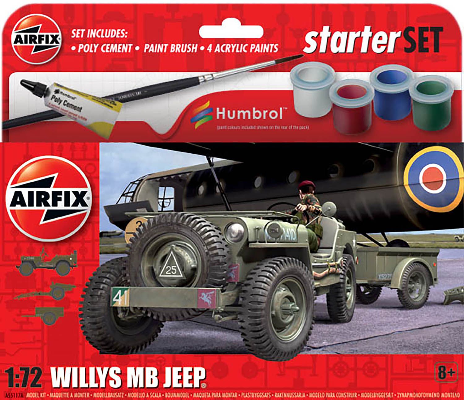 A55117A Gift Set - Willys MB Jeep