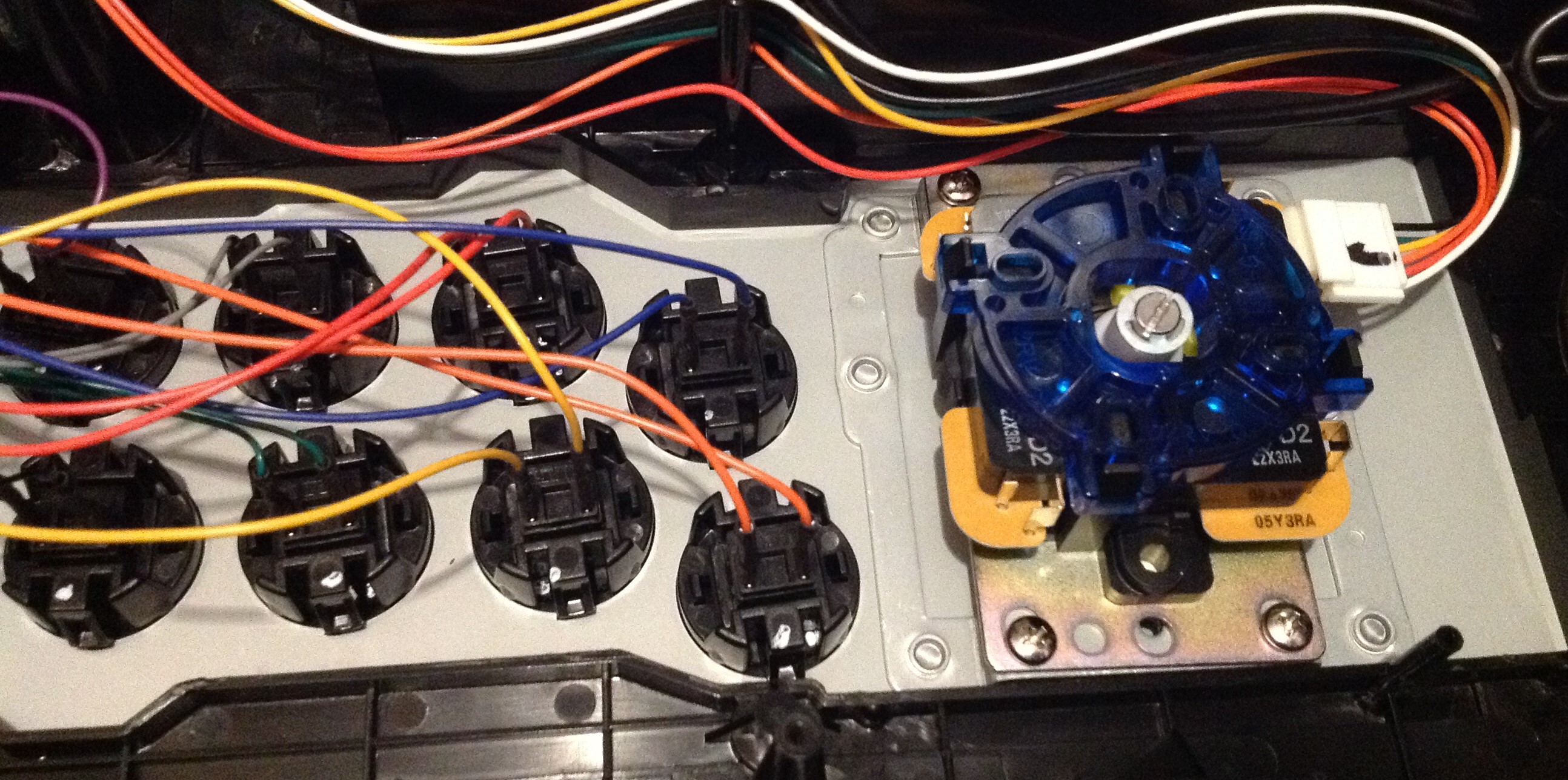 HORI「RAP.VサイレントHAYABUSA」のレバーを三和レバーに交換 - 廃刊