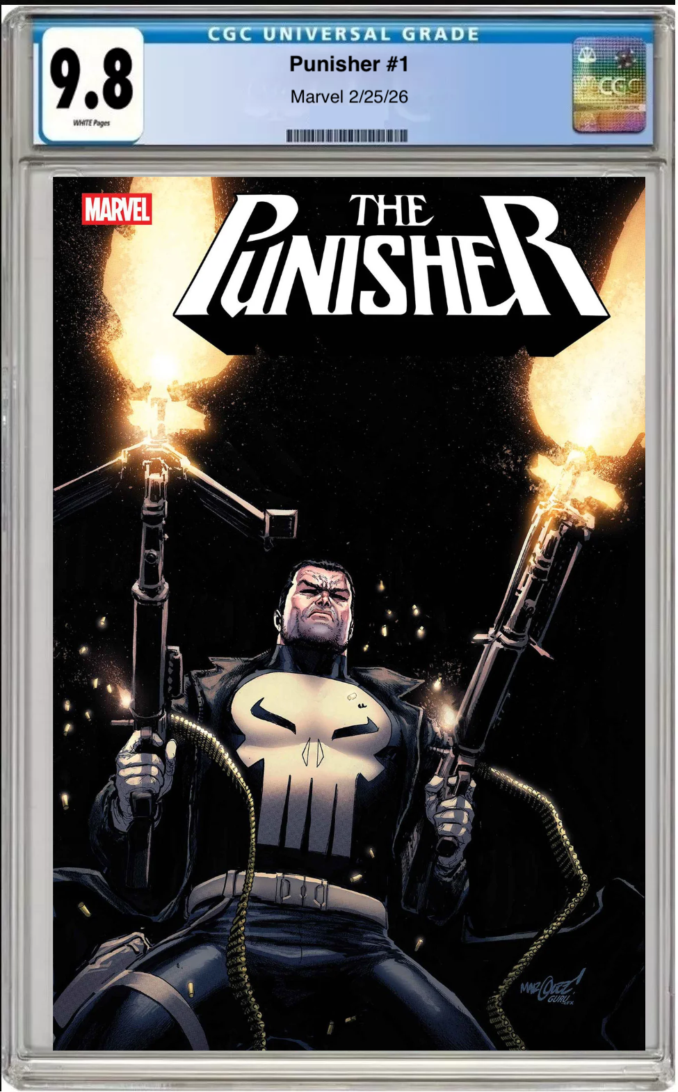 Punisher #1 – CGC Graded 9.8 Main Cover - Dad's Comic Vault