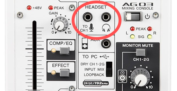比較】AG03 MK2に似ている色んなメーカーのミキサー型オーディオ