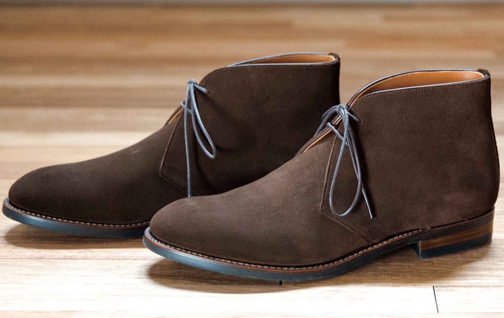 チャッカブーツ/ブラック/2E | Factelier (ファクトリエ)