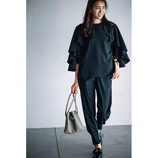 BLANC]フリルケープブラウス | KOBUNSHA SELECT SHOP | [BLANC]フリル