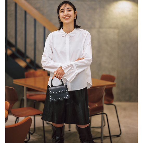 mare]スカラップカラーブラウス | KOBUNSHA SELECT SHOP | [mare