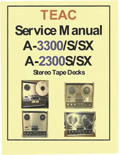 Teac A-3300 Manuals | ManualsLib