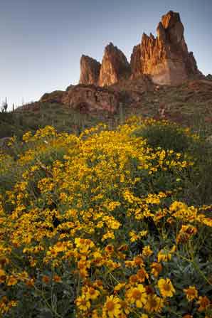Photography of the Superstition Mts., Arizona