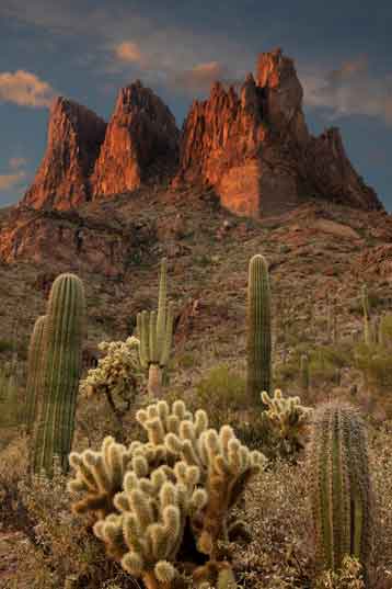 Photography of the Superstition Mts., Arizona