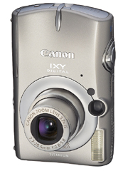 キヤノン、1,210万画素になったIXYフラッグシップ「IXY DIGITAL 2000 IS」
