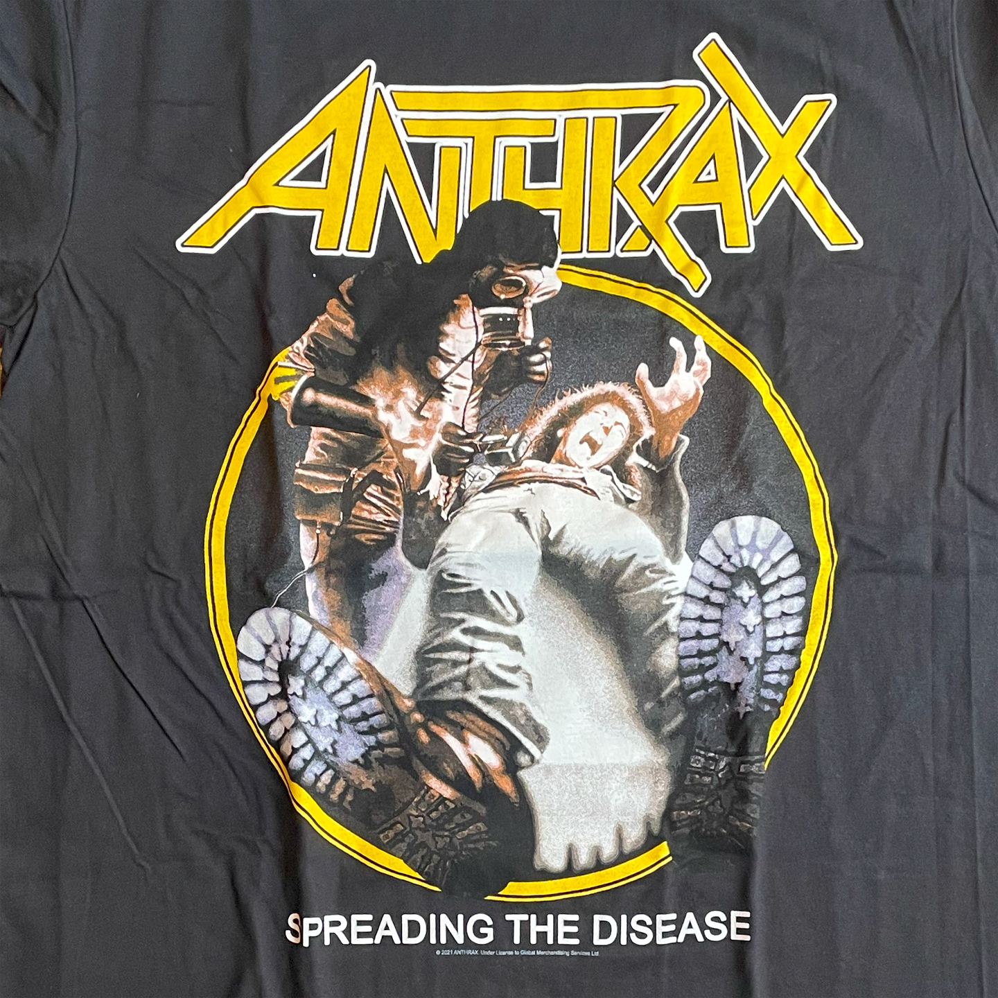 ANTHRAX Tシャツ Spreading The Disease オフィシャル！ | 45REVOLUTION