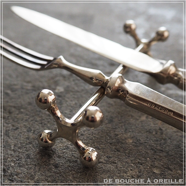 Christofle クリストフル カトラリーレスト 箸置き 2個セット