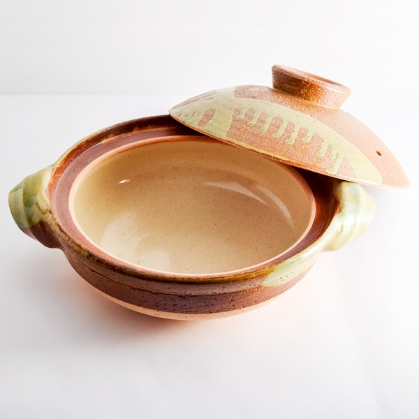 送料無料】 伊賀土鍋 伊賀釉 大（3～5人用） / 長谷園 お鍋 土鍋 鍋