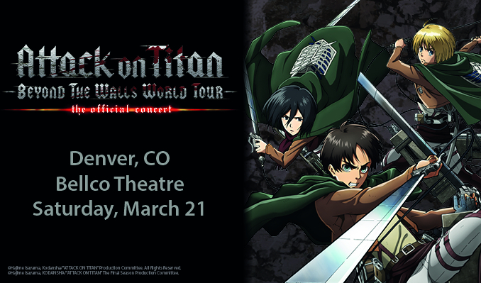 Attack on Titan - Beyond the Walls World Tour - The Official Concert