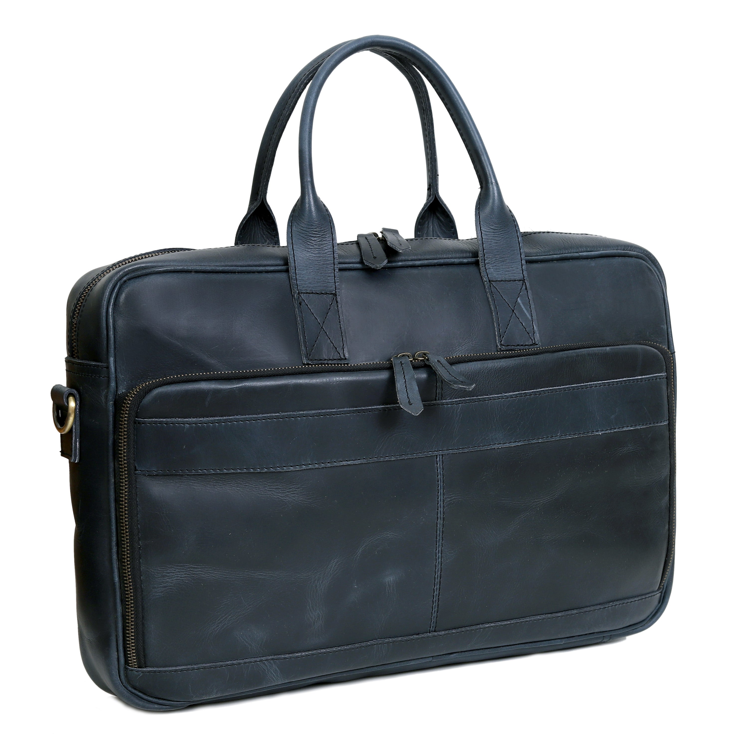 VIRGINIA LEATHER BRIEFCASE BAG