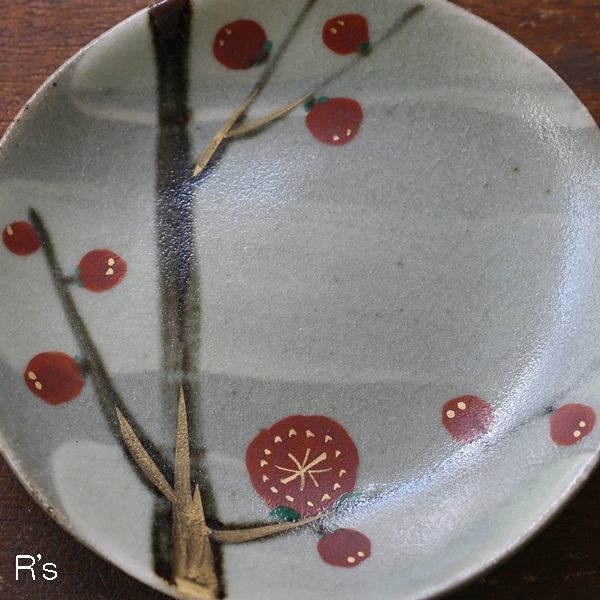 幸兵衛窯 絵変わり 銘々皿5枚揃え 未使用品 共箱付き（V4624