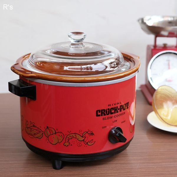 imarflex 今西金属 CROCK POT 1.8L スロークッカー 3250 赤 未使用品
