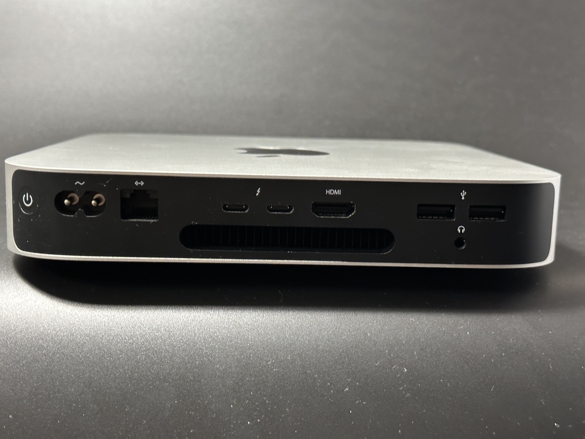 Mac mini（2020年M1・メモリ8GBモデル）を2023年に入手して使い始めた