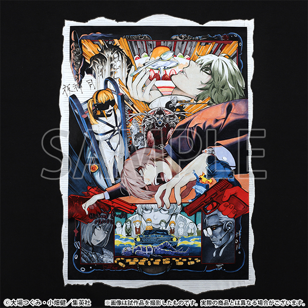 Tシャツ／C（小畑先生描き下ろし） | DEATH NOTE EXHIBITION-Revival