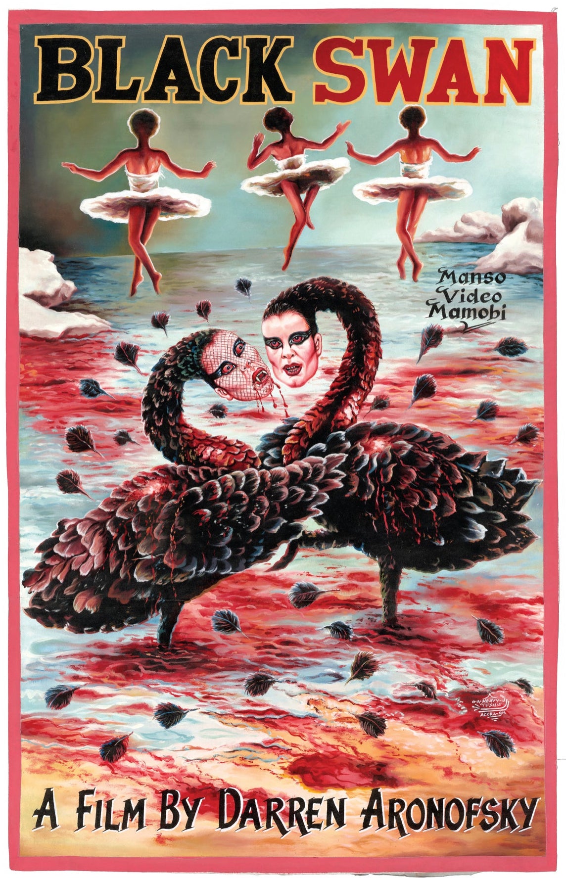 Black Swan - Limited Edition Archival Giclée Print from Static