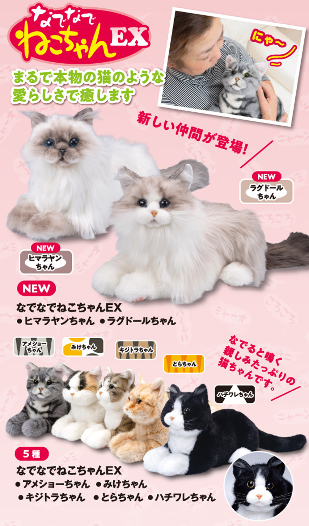 なでなでねこちゃんEX キジトラちゃん | デアゴスティーニ公式