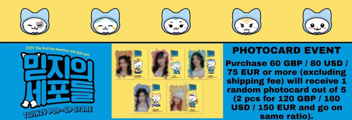 ITZY x TWINZY POP-UP STORE OFFICIAL MD TWINZY PLUSH MINI Ver