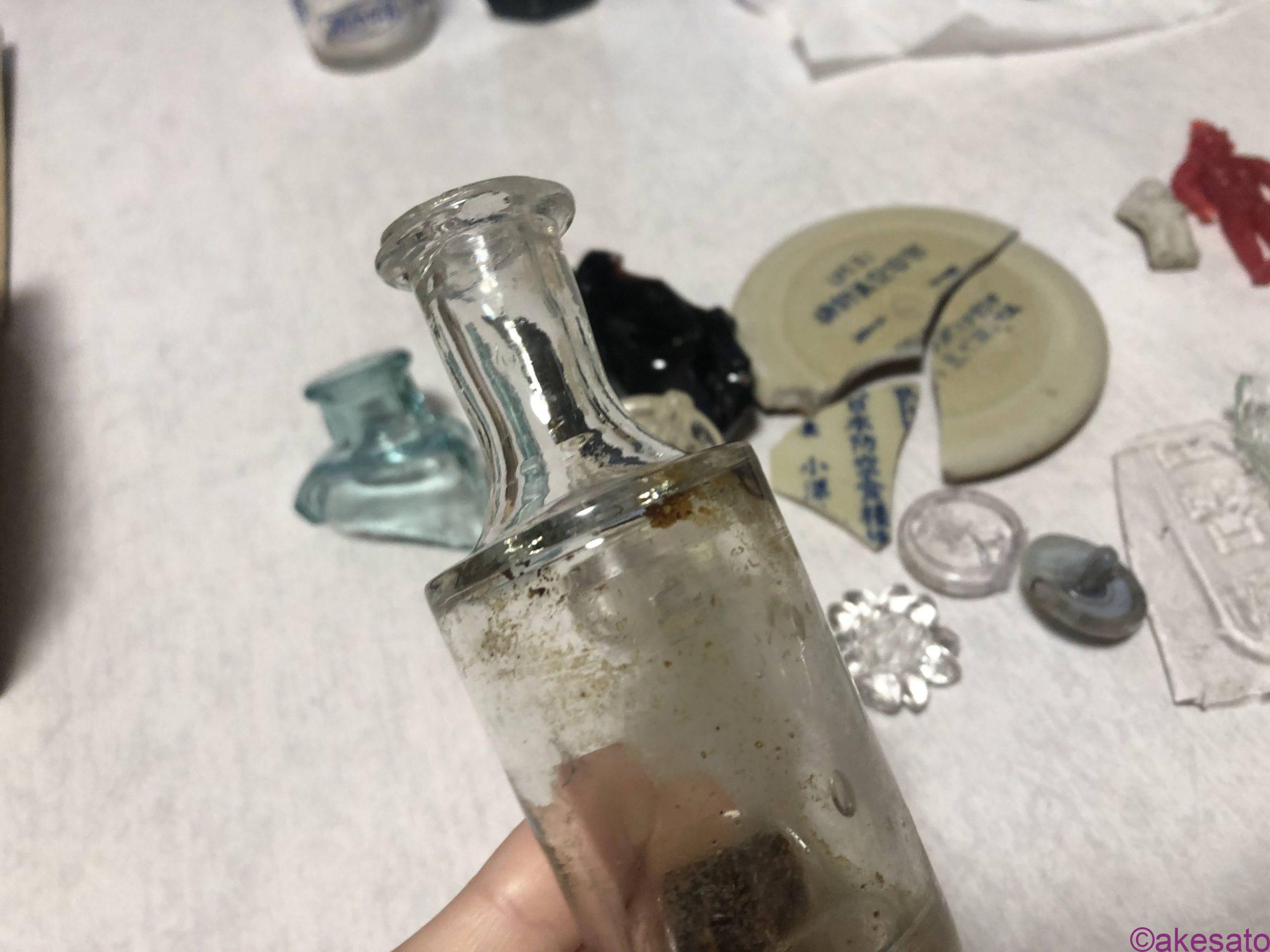 ボトルディギング】車型？戦前の菓子容器「ペロペロ」を発見