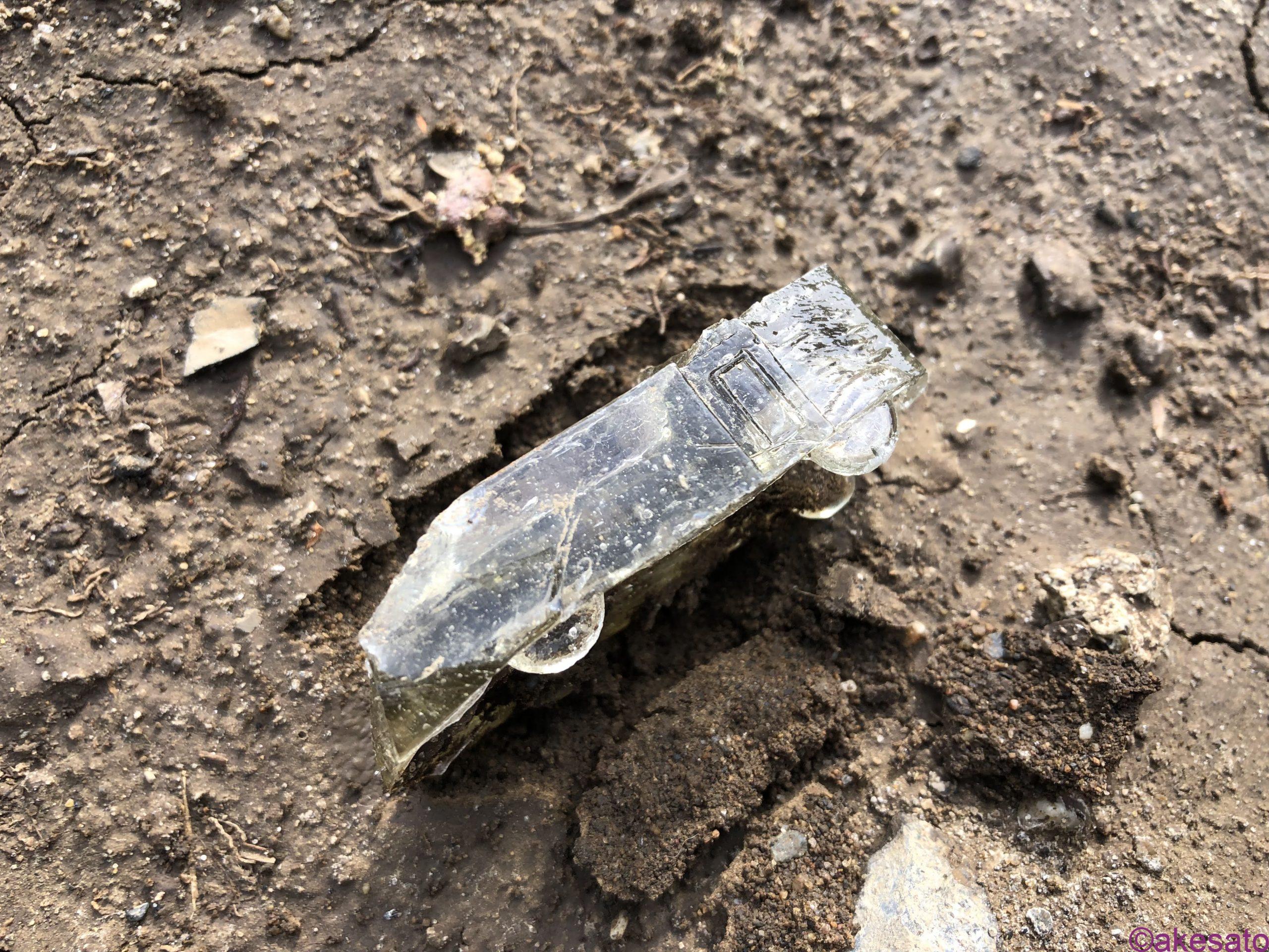 戦前 金魚型 ガラス ぺろぺろ とろとろ 古い菓子型 昭和初期 大正 型