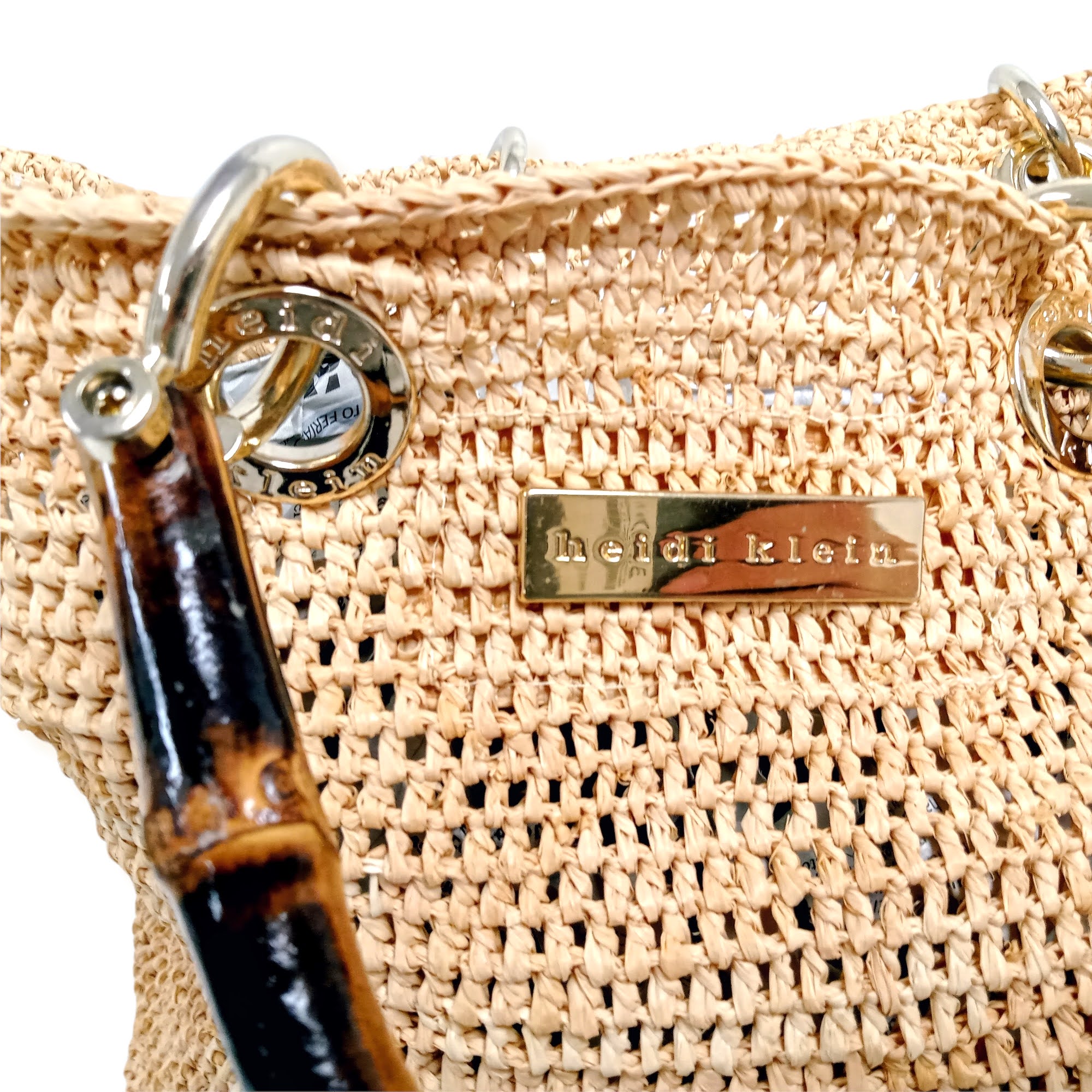 HEIDI KLEIN Bolso de rafia Sanvannah Bay. | Fundació Deixalles