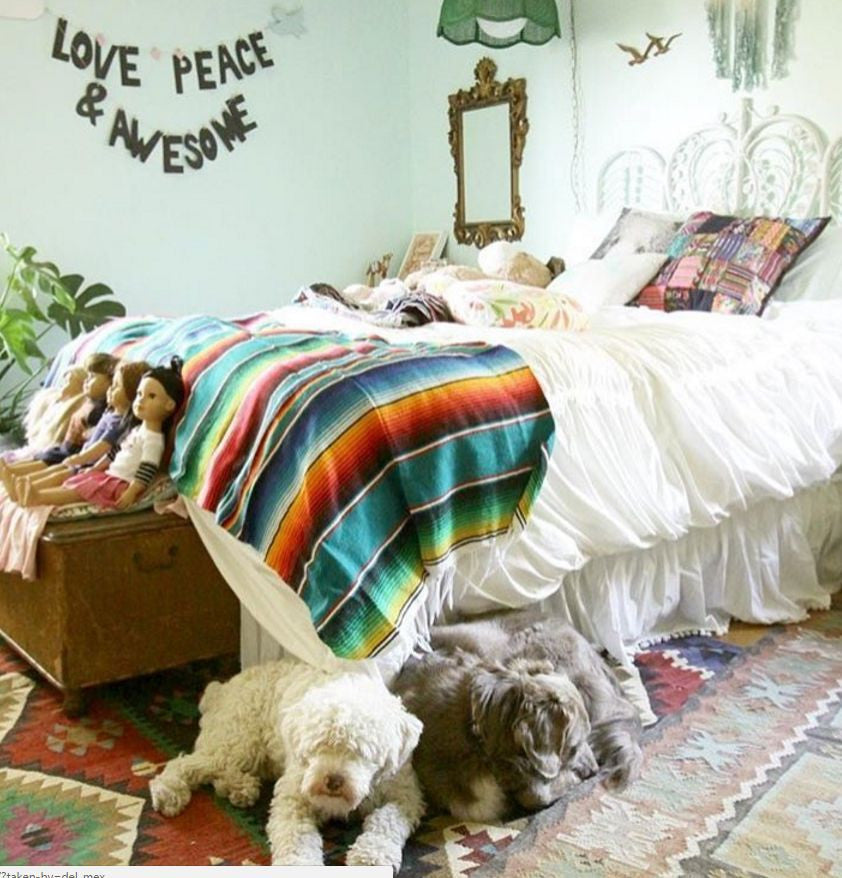 Teal Serape - Del Mex