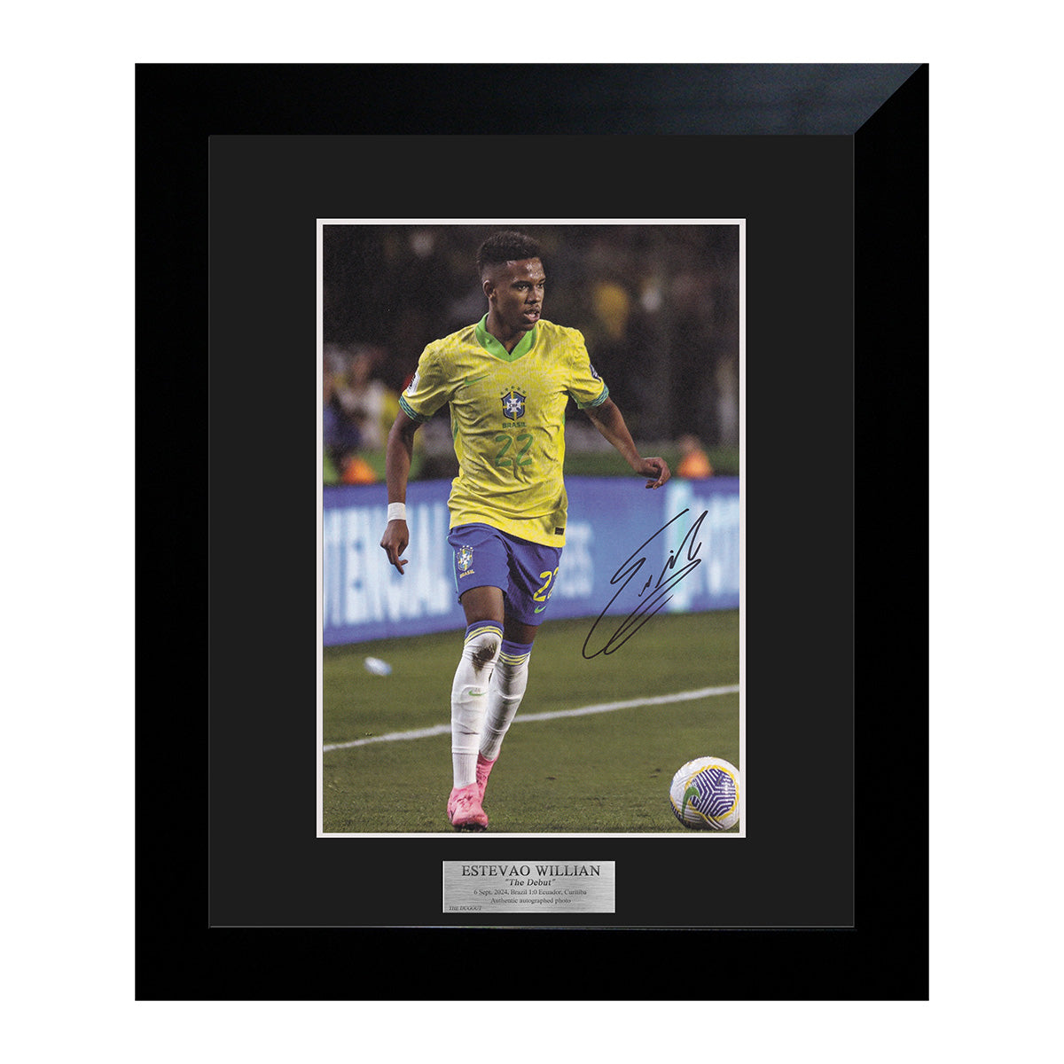 メモラビリア】エステバン直筆サイン入りブラジル代表2024フォト特製