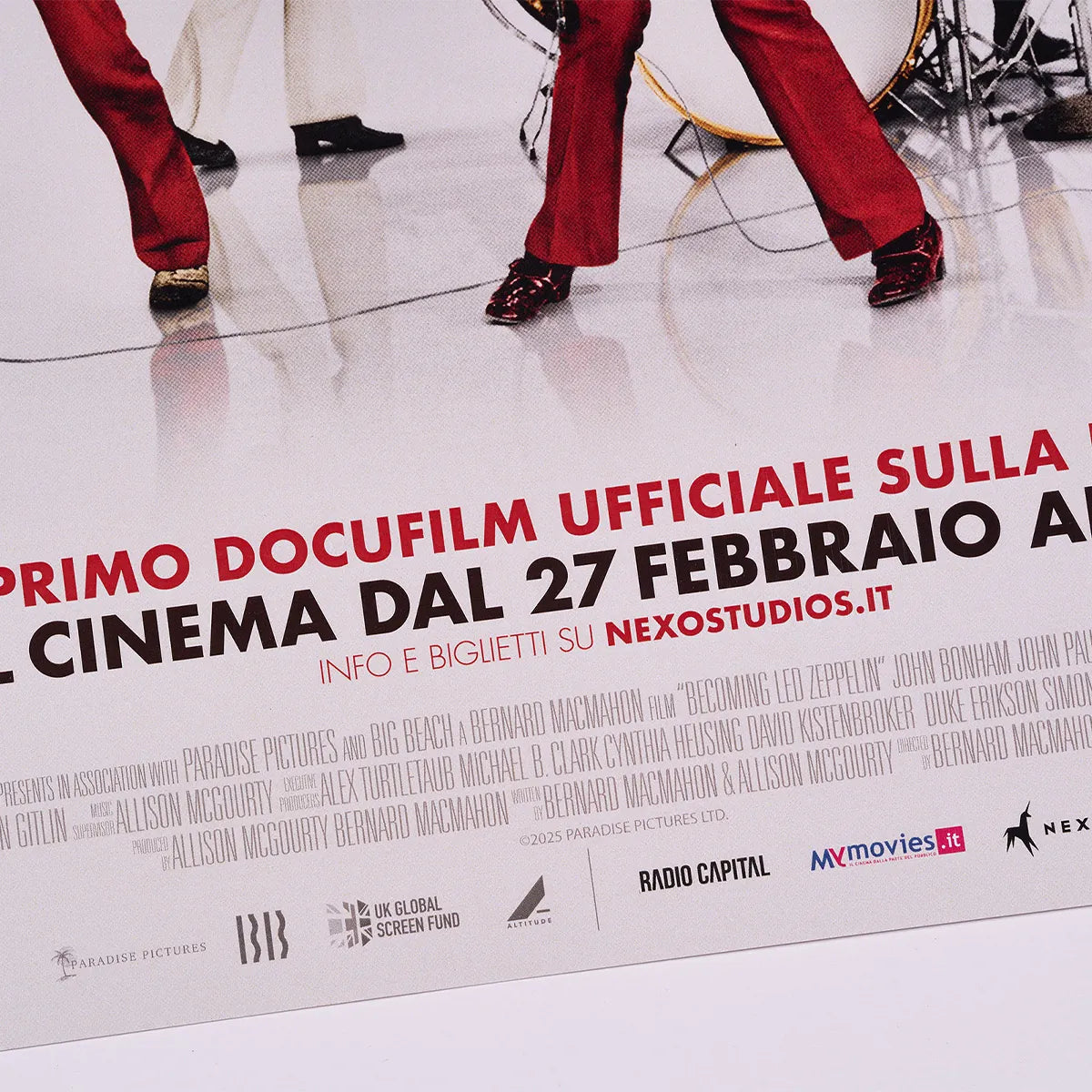 レッド・ツェッペリン：ビカミング』 映画 ポスター イタリア