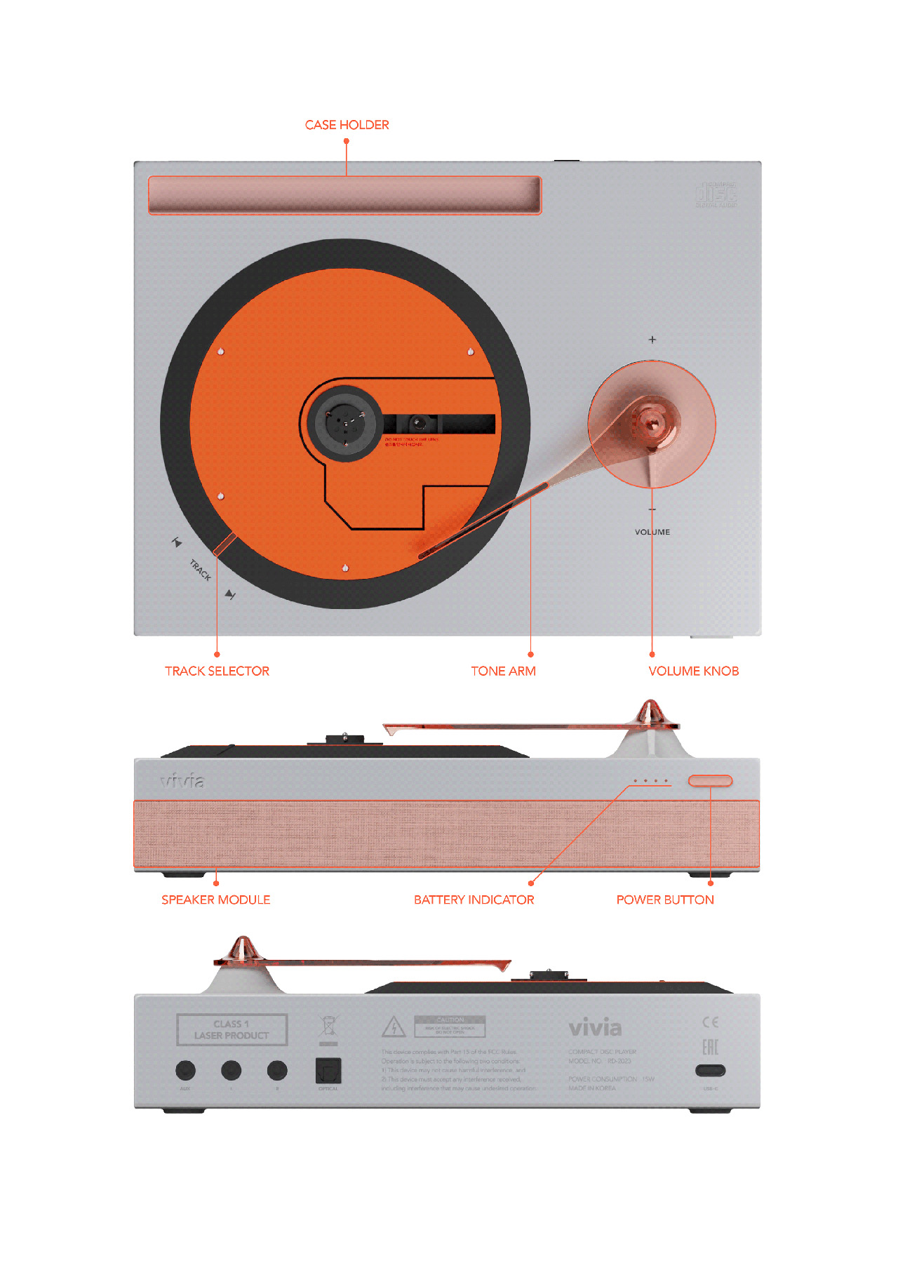 CD Playing Turntable Pairs Analog Aesthetics With Digital Fidelity