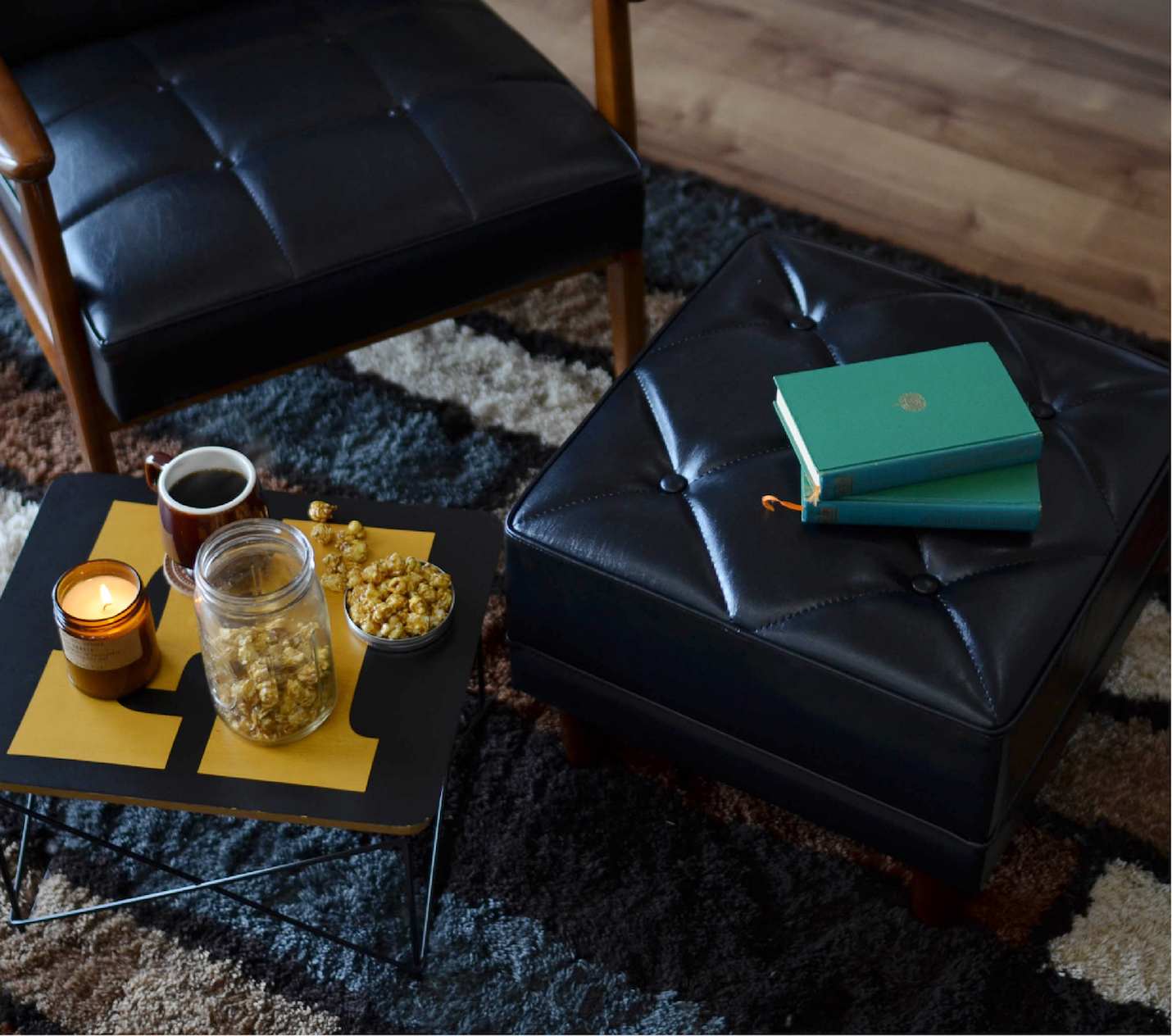 カリモク60 オットマン スタンダードブラック［X36206BD］ - カリモク