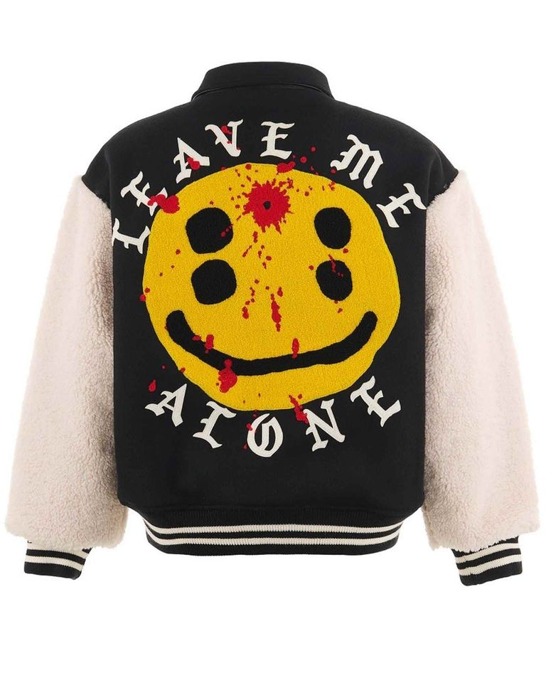 SAINT M×××××× (セントマイケル) CP_VARSITY JKT/LMA / BLACK | Detail