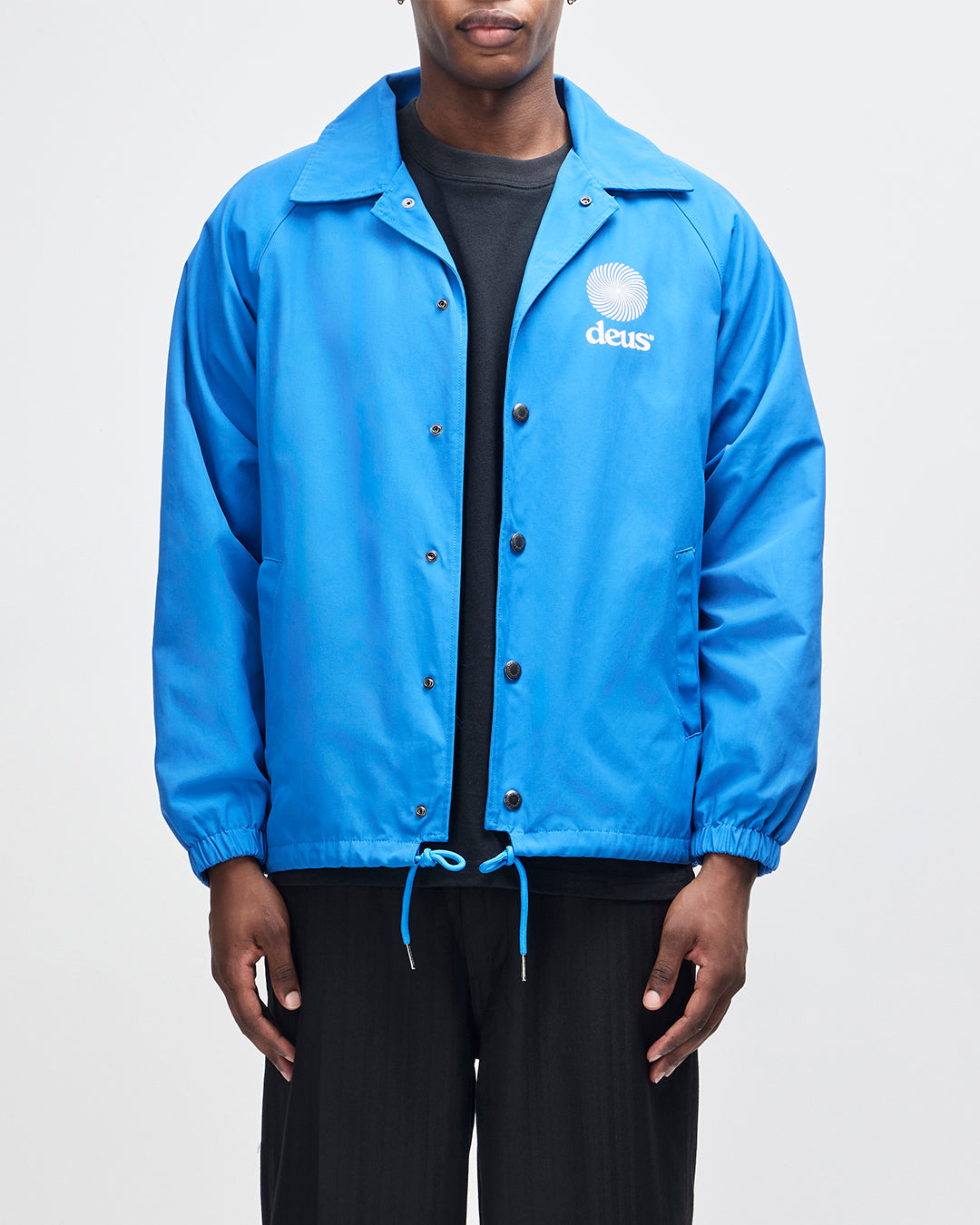 Jackets | Deus Ex Machina | Strata Coach Jacket - Daphne Blue