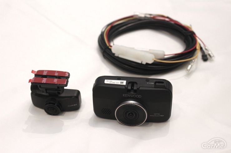 夜間も鮮明に録画できる高画質・高精細モデル！ケンウッド 最新2カメラ