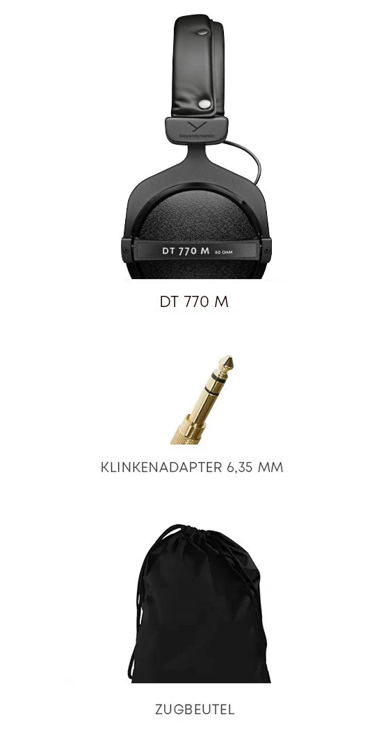 beyerdynamic DT 770 M: Closed 80-Ohm headphones
