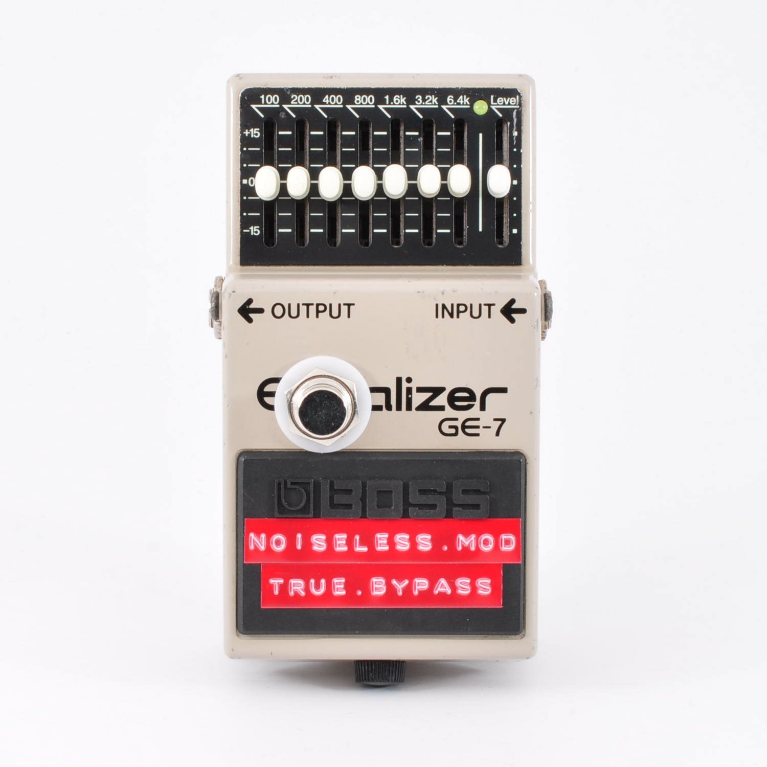Boss GE-7 Modified True Bypass & Noiseless Equalizer Made In