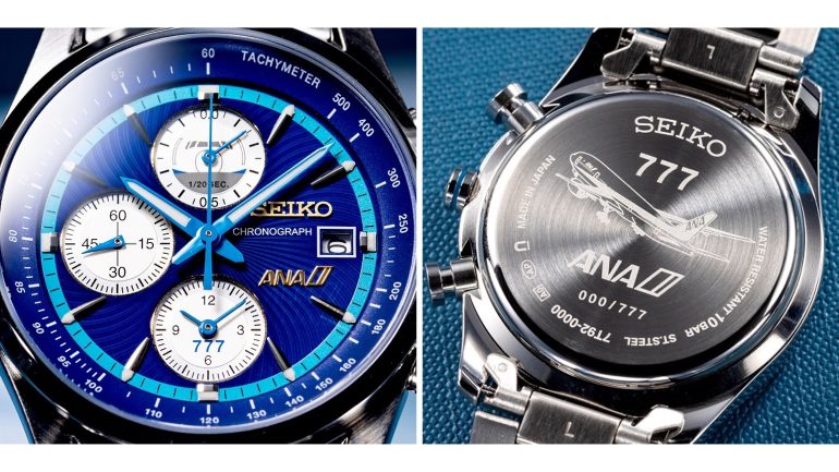 ボーイング777就航30周年！ANAが限定クロノグラフ「SEIKO for ANA 777