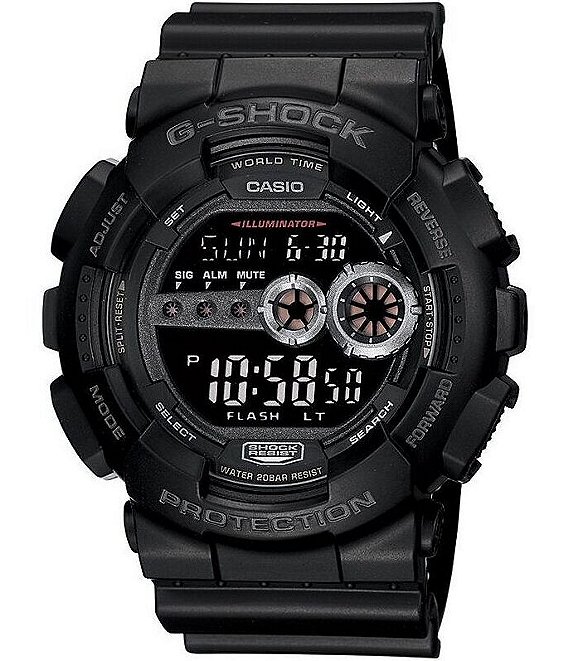 G-Shock Black XL Resin Digital Watch | Dillard's