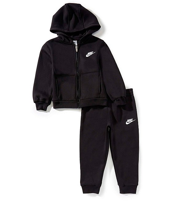 Nike Little Boys Long Sleeve FZ Club Zip Hoodie & Joggers 2-Piece