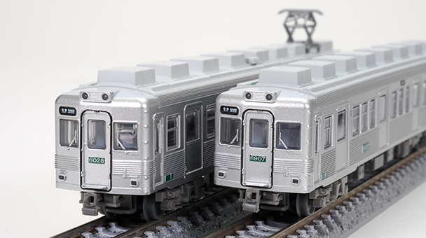 南海電気鉄道6000系(なつかしのステンレス無塗装) 2両セット｜製品を