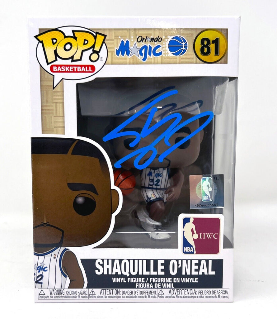 Shaquille O'Neal Signed Orlando Magic Funko Pop! Figure #81 BAS