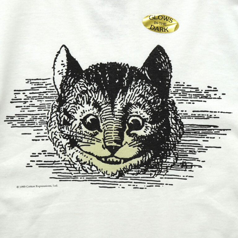 Cotton Expressions｜Cheshire Cat/T-shrit Glow in the dark｜White